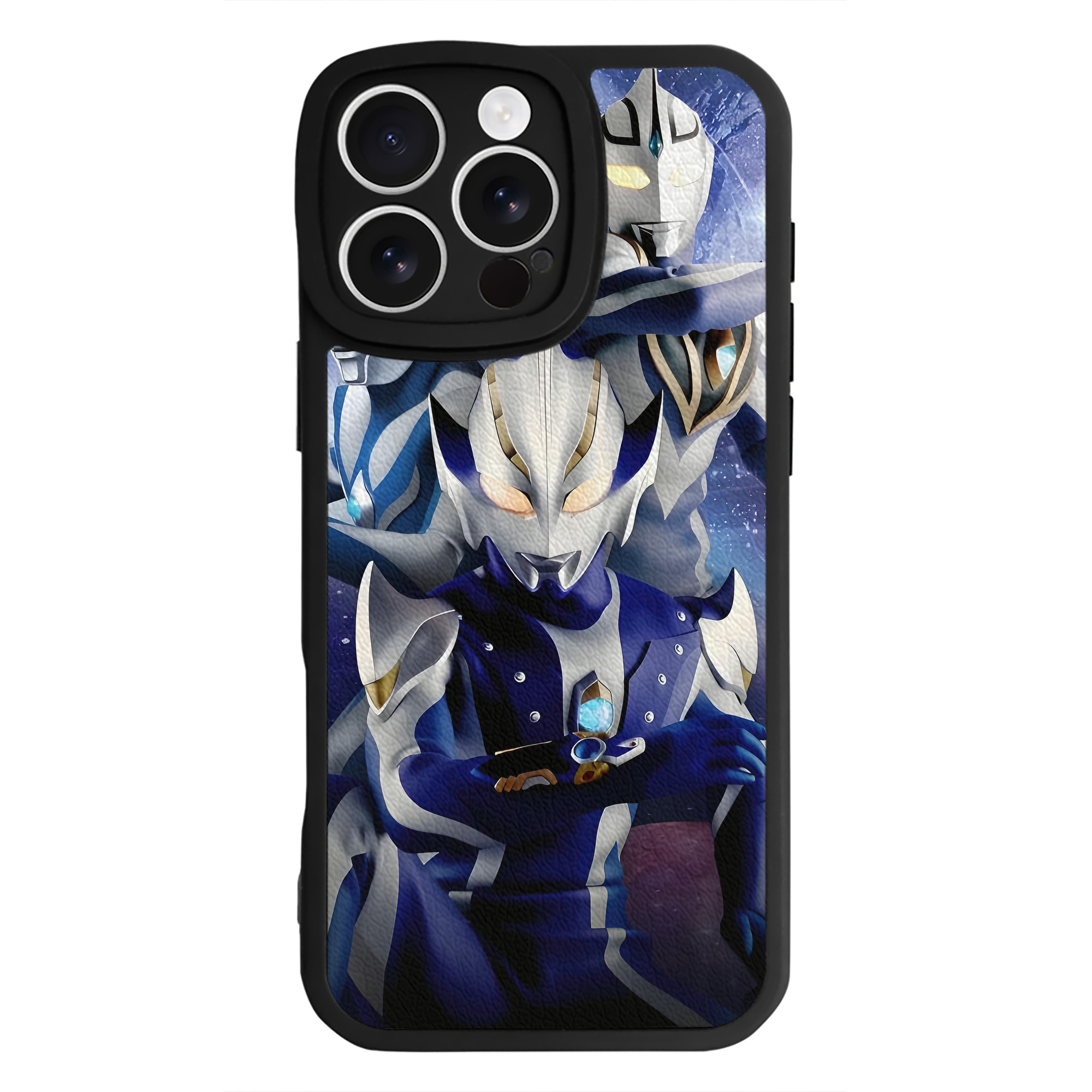 （画像用） ウルトラマン Ultraman 【iPhone 16シリーズ対応】シリコンスマホケース（レザー調） 材質：シリコン